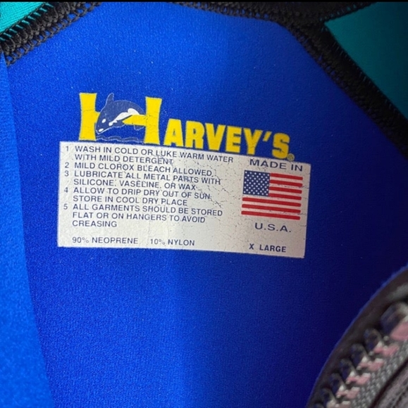 SOLD!!Harvey's Black & Pink Neoprene Scuba Diving Wetsuit Shorts Women’s X-Large - Picture 9 of 10